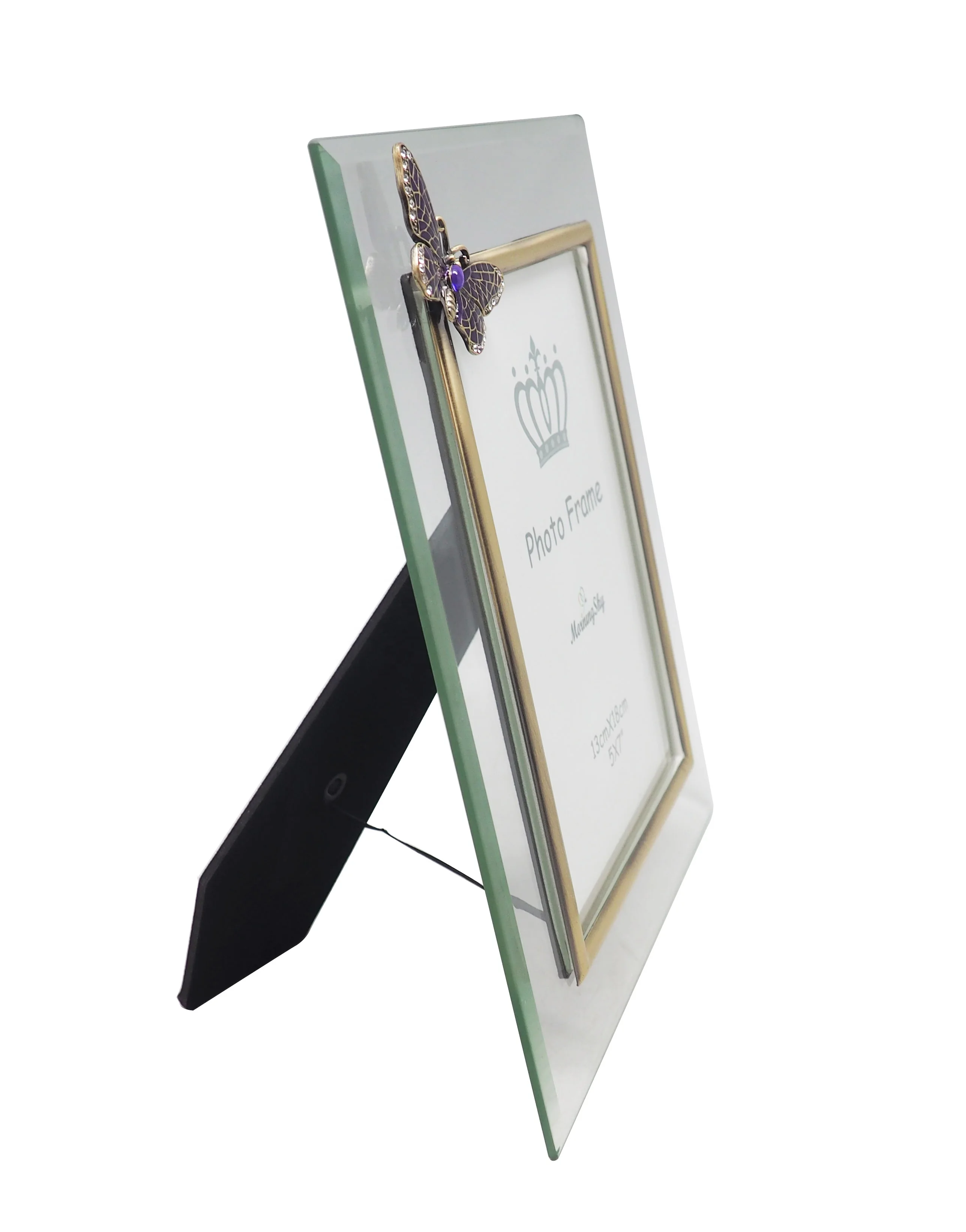 Hongxin butterfly wedding decorative glass picture photo frame