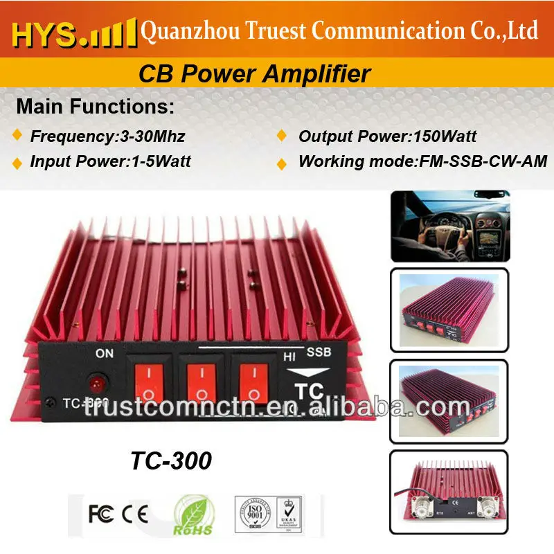 Горячий продавать! HF Портативный Радиоприемник Усилитель Сигнала TC-300