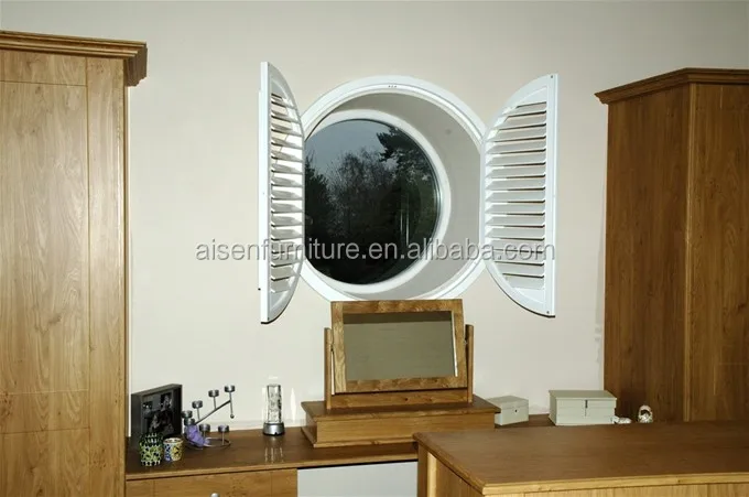 Various shaped shutter parts round window shutter universal adapter with safety shutter