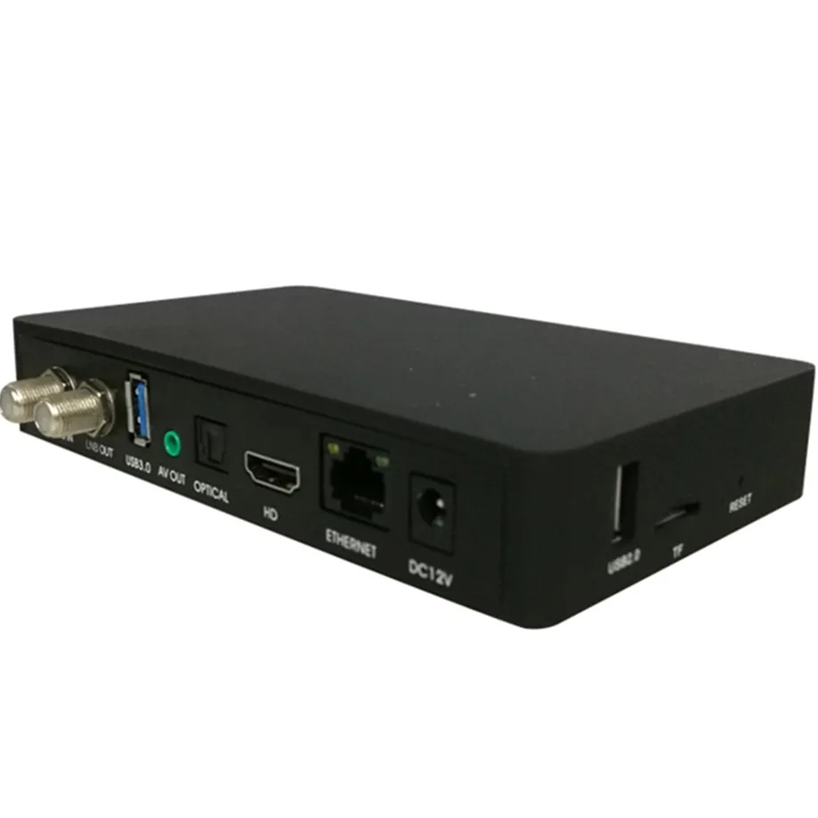 Android + Enigma2 двойная система DVB-S2 & двойной S2X поддержка multistream сигнала 4K ip tv box