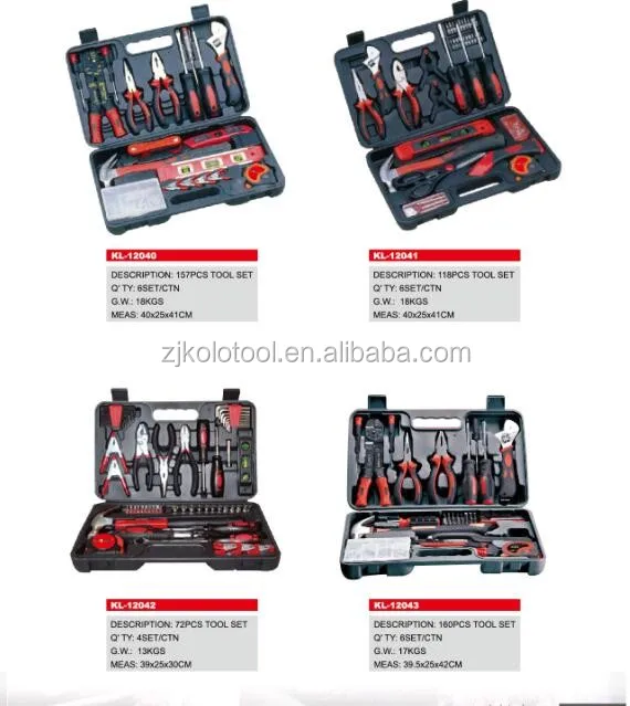 Hot wholesale Germany kraft mate tools set automotive tools kit electrical tools names