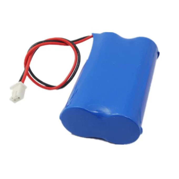 Rechargeable 18650 battery 7.4V 2200mAh li ion battery pack 2S1P