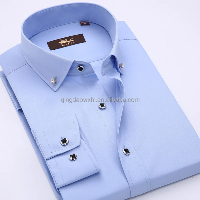 Latest shirts pattern for men long sleeve polo shirt