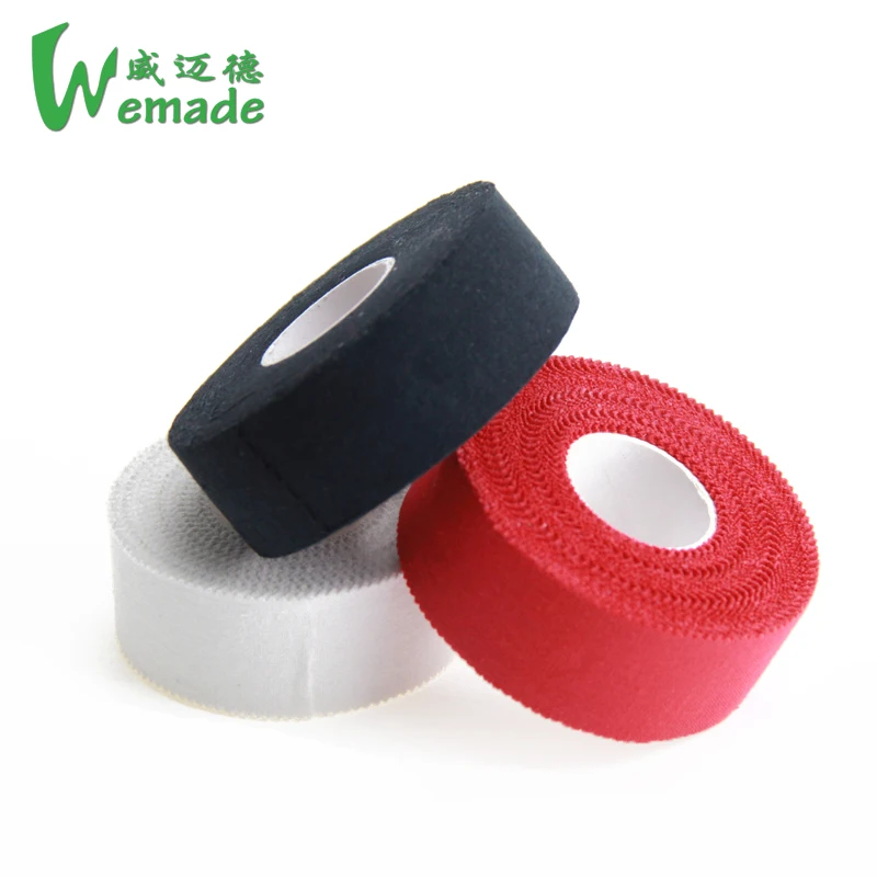 100% cotton fabric zigzag/ easy tear sports athletic tape 1.5 inch *15yards  for Lacrosse/Hockey Sticks/Climbers and Boxing