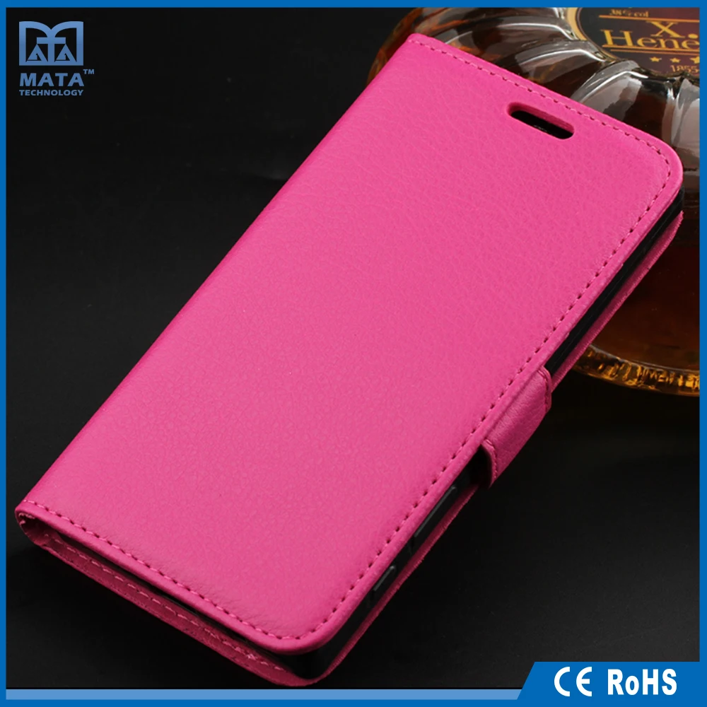 Пользовательский Цвет Стенд Wallet Флип PU Кожаный Чехол для sony