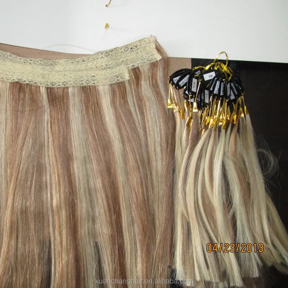 Human Hair Extension India Hair Weaves Finish Wire