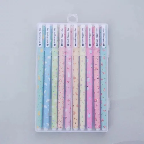 School Supplies China Free Sample Kawaii Gel Pen Set 6/10 Pack