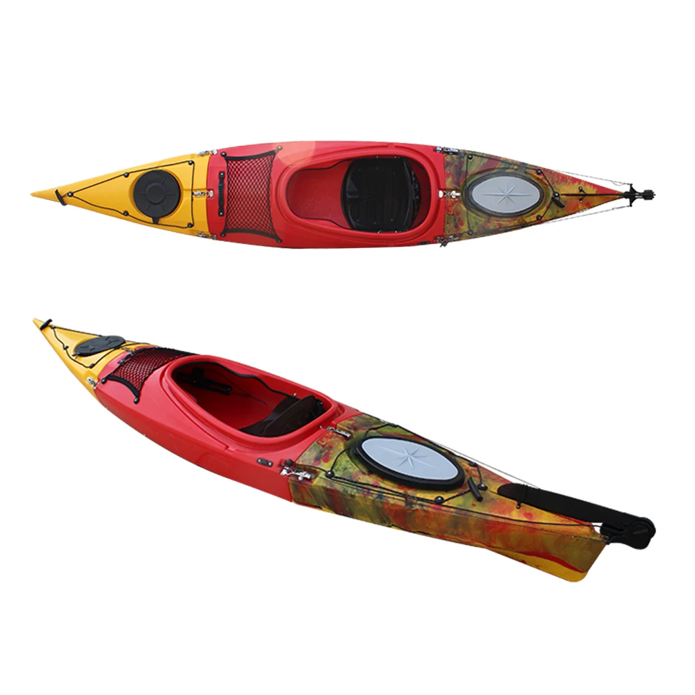 JFM GK32 New 3 Section Detachable Kayaking Single Sea Kayak Canoe Ocean Kayak