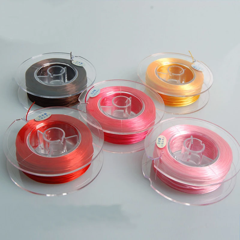 Wholesale Japan crystal elastic cord for DIY beads bracelet multi-colors transparent elastic rope