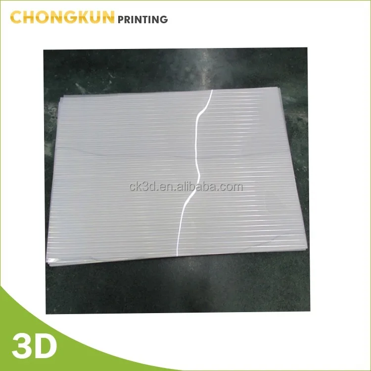 100% eco-friendly PP/PET 3d lens sheet