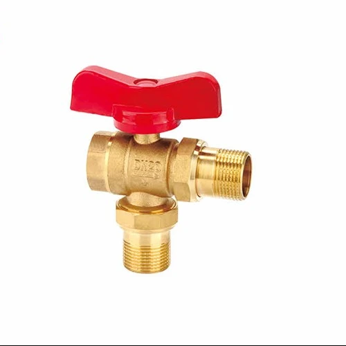 Трехходовой шаровой кран-бабочка