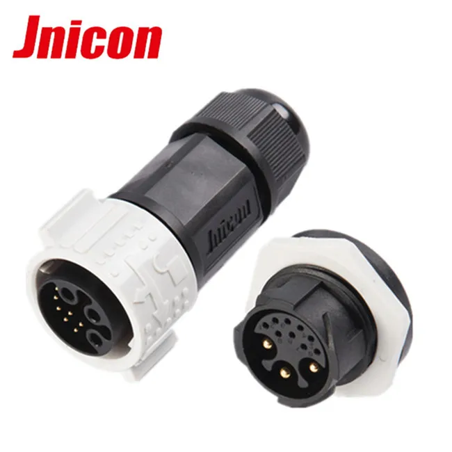 Jnicon M25 3 pin power 9 pin signal waterproof Connector plugs and sockets