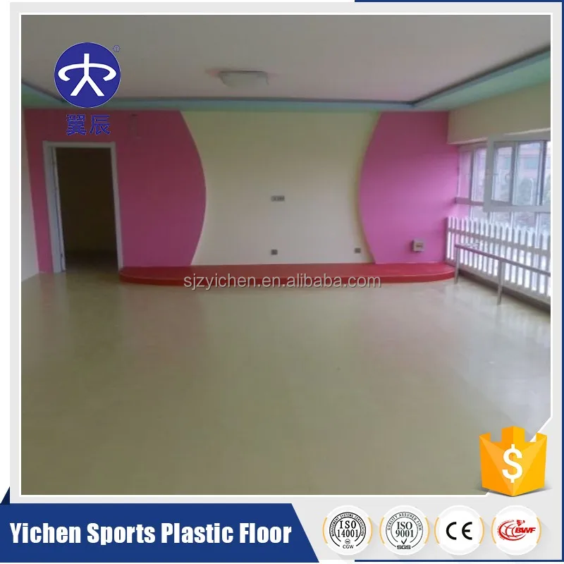 
Eco friendly colorful nursery school kindergarten classroom flooring 