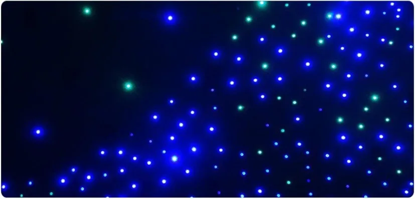 
High Quality16W RGB LED Fiber Optic Star Ceiling Light Engine with Touch Remote 