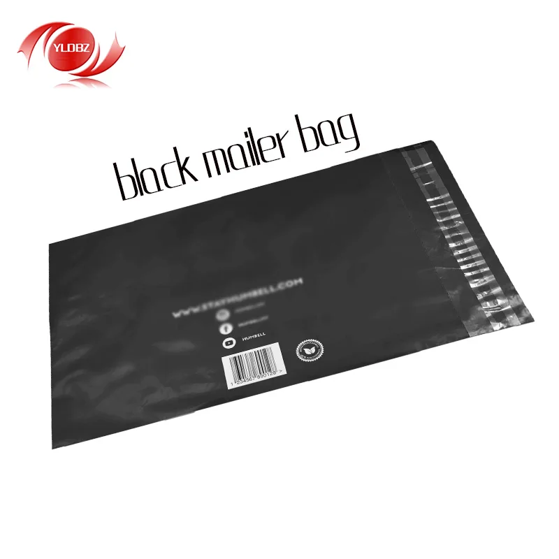 
Custom Black Plastic Mailing Bags 