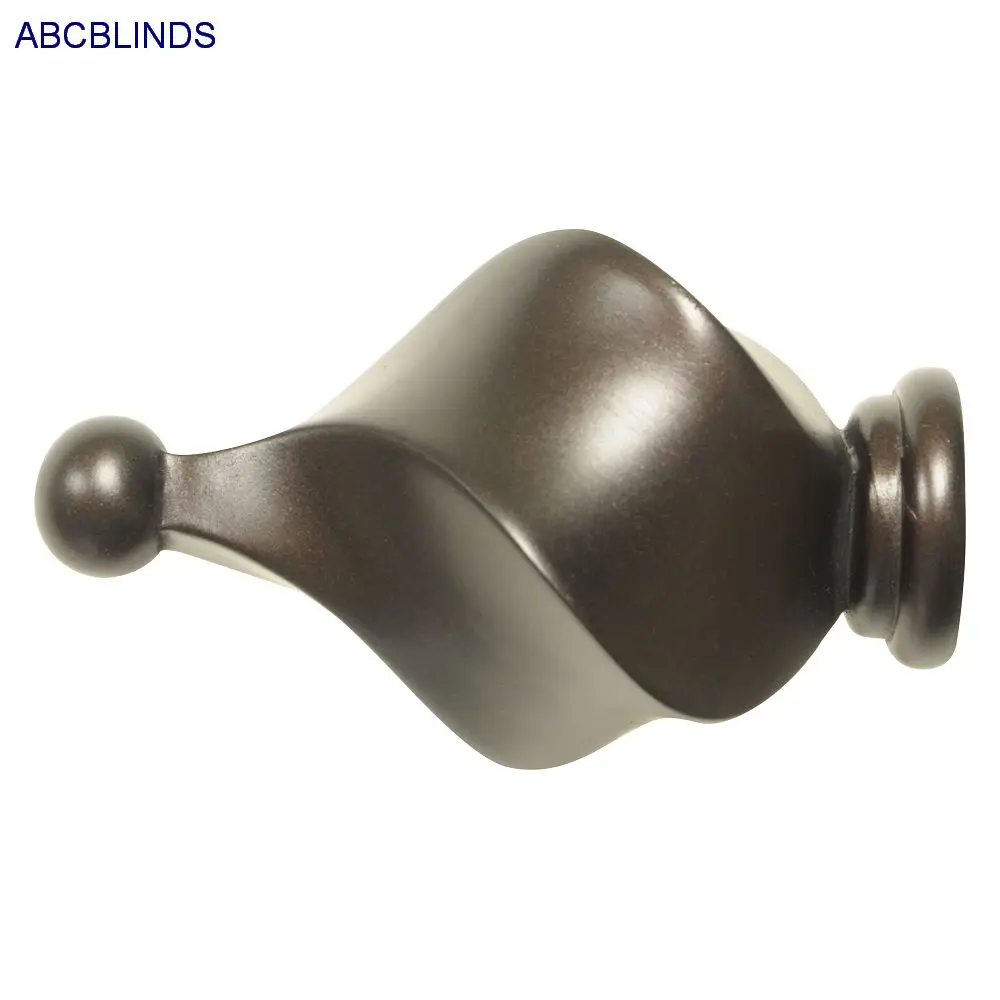 Wooden Curtain Rod Cover for Pocket Bird Style Finials