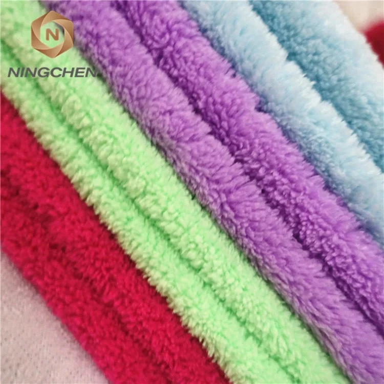 Coral fleece fabric China Factory Super Absorbent Coral Fleece Towel/Cloth car cleaning Microfiber Towel micro fleece towels