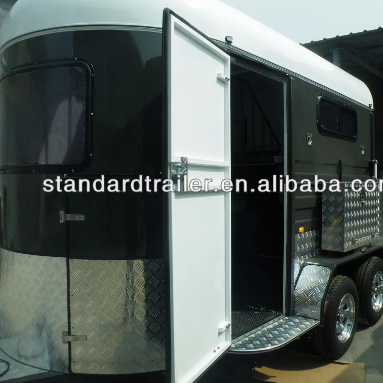 
deluxe horse float for 2 horse straight load 