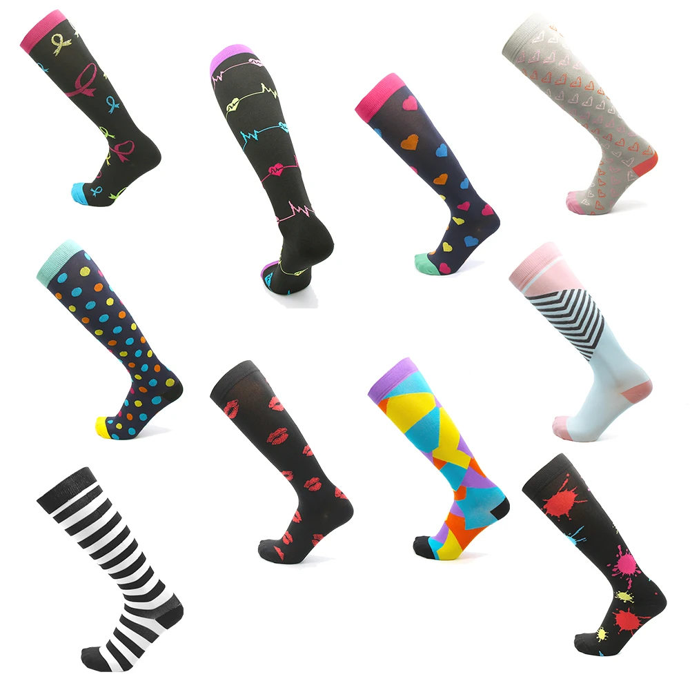 
Wholesale custom compression socks for veins soccer compression socks travel compression socks 