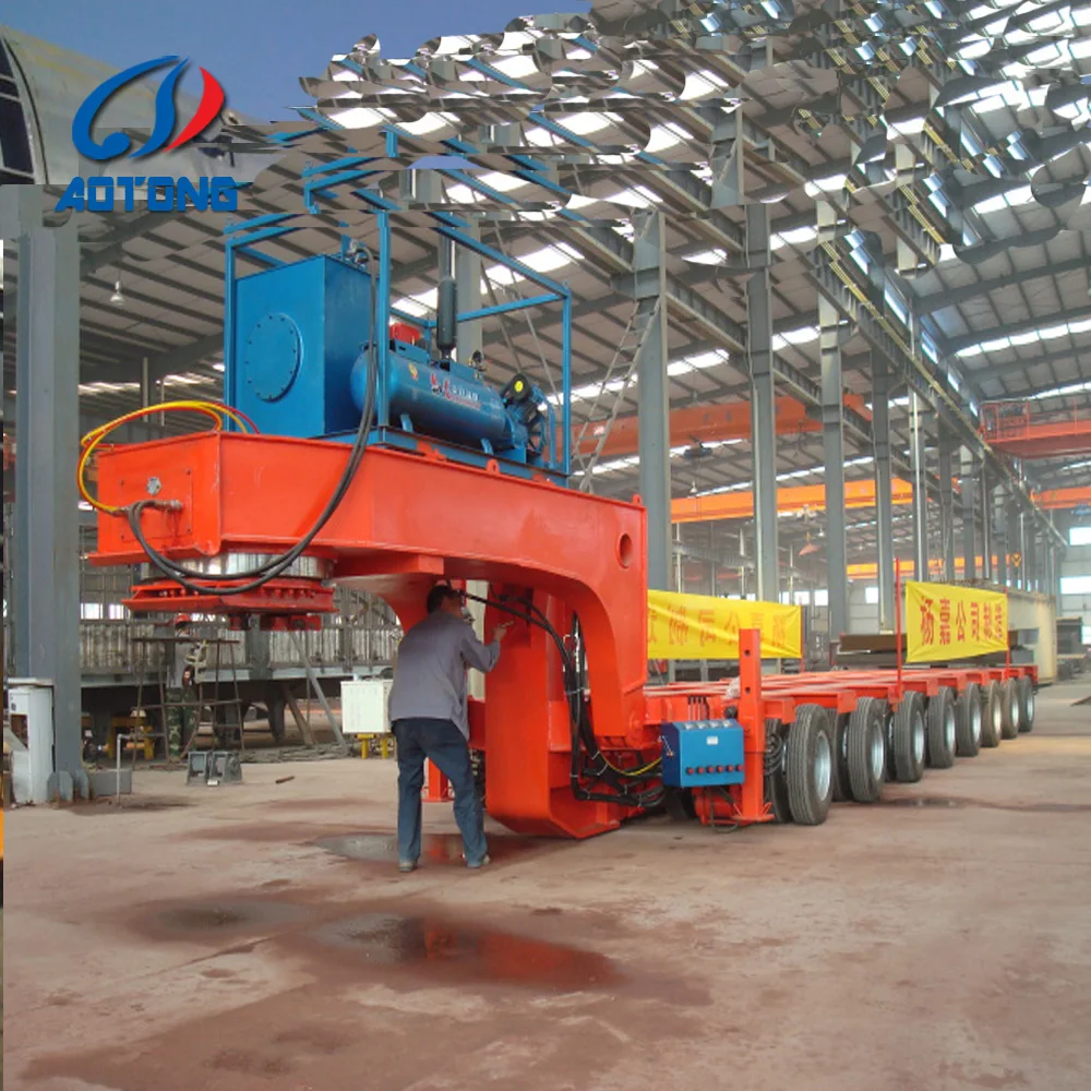 200 tons-500ton coupled goldhofer modular trailer type modular trailer for sale to transport large tanker low bed trailer