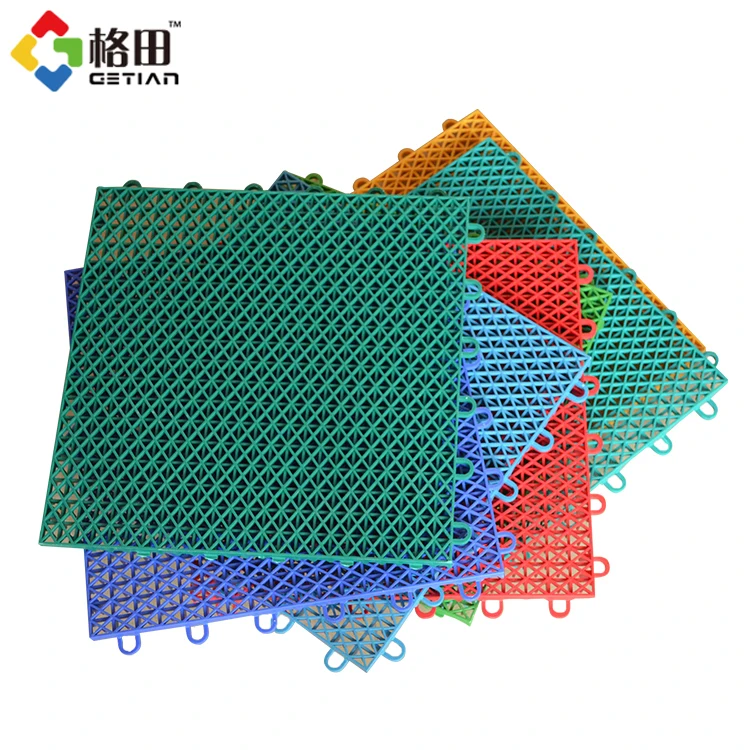 Plastic pp interlocking multipurpose sports outdoor court,china basketball sports courts flooring tiles