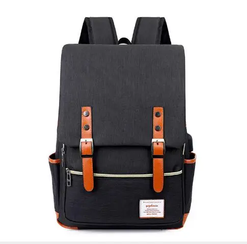 2019 high quality new Korea style water resistant lovers PU decoration fashion backpack