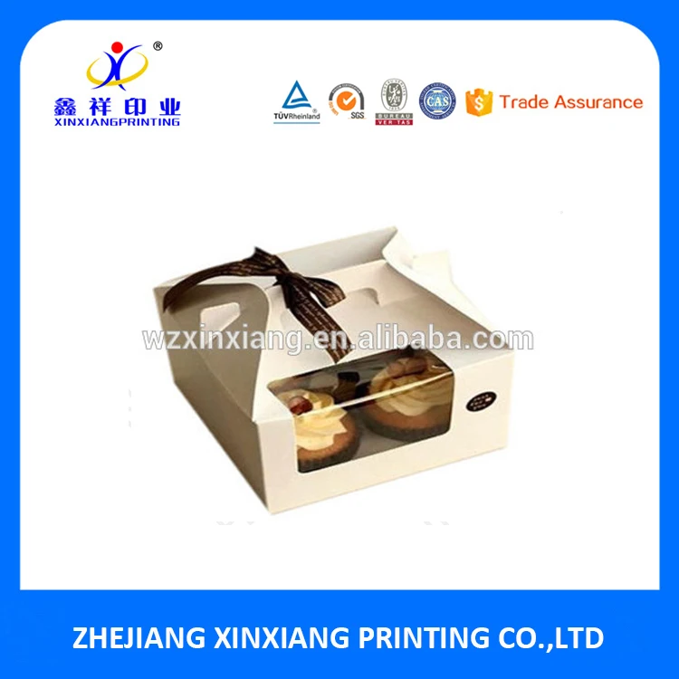 Большое впечатление одноразовые складные маленькие бумажные коробки, коробка обеда бумаги