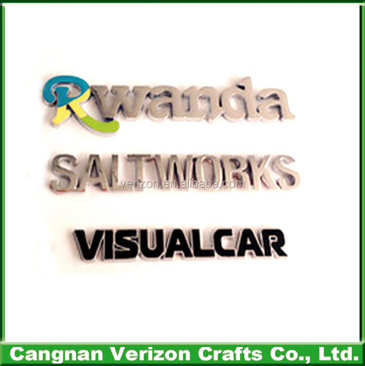 3D plastic Car Logo /Custom 3D Car Emblem /ABS Chrome Car Badge