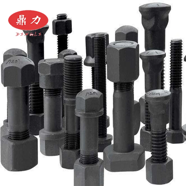 Grade 8.8/10.9/12.9  Carbon Steel Black Coated High Strength Hex Head Bolt DIN 931/DIN 933