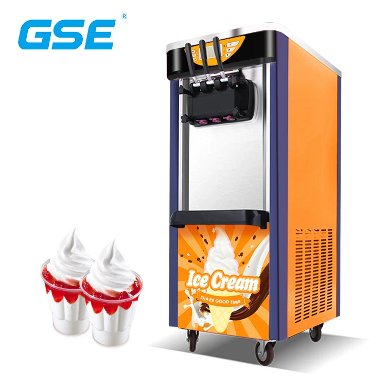 China Famous Brand Automatic GSE Soft Vending Italian Gelato Commercial Ice Cream Making Machine Hot Sale Snack Machine