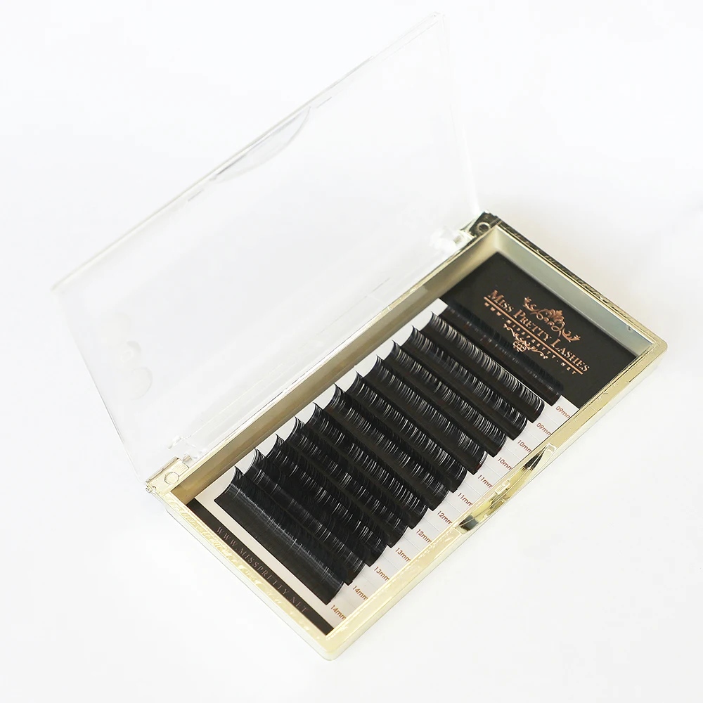 
Customized Label Package Russian Volume Lashes 2D 3D 4D 5D 6D Premade Eyelashes Extensions 