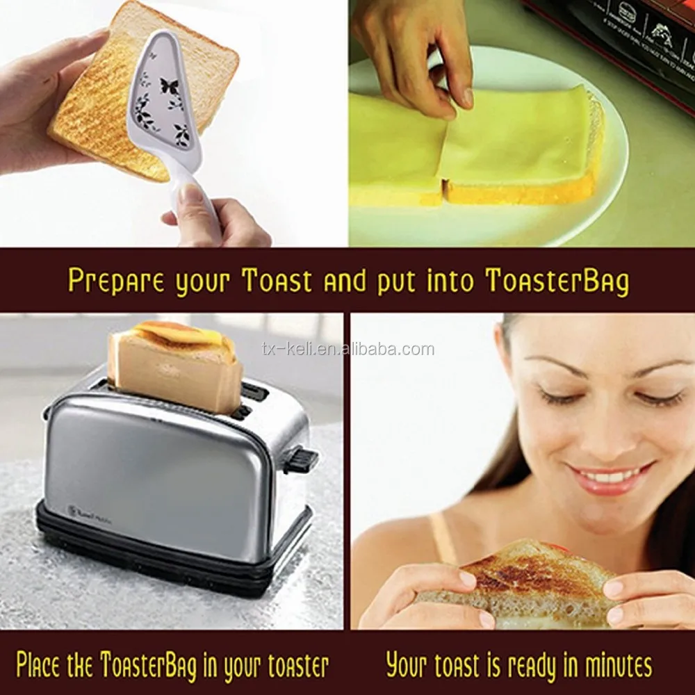 
Heat Resistant Reusable Non-Stick Microwave Toaster Bags 