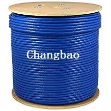 Changbao FTP STP Shielded 23AWG 4 Pairs  PVC or LSZH Jacket Indoor Cat6 lan ethernet network cables 305m roll price