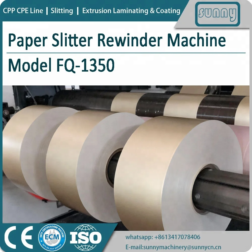Paper slitter rewinder machine FQ1350