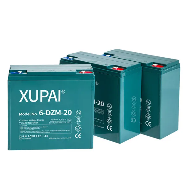 12v 20ah XUPAI electric bike battery 6-DZM-20 for electric bicycle