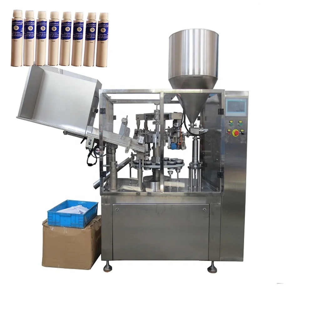 Top quality piston pump full automatic filling machine 502 glue aluminum tube filler and sealer