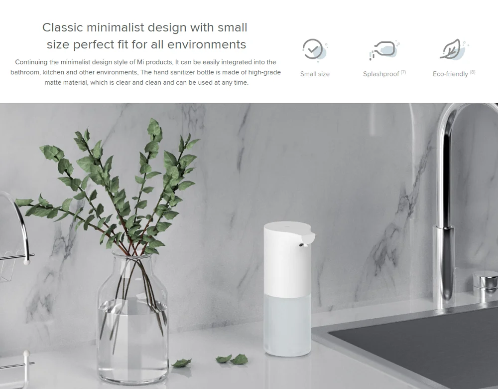 Xiaomi Mi Automatic Soap Dispenser Set Mijia Contactless Soap Dispenser Antibacterial LargeCapacity Mi Home Hand-Washing Machine