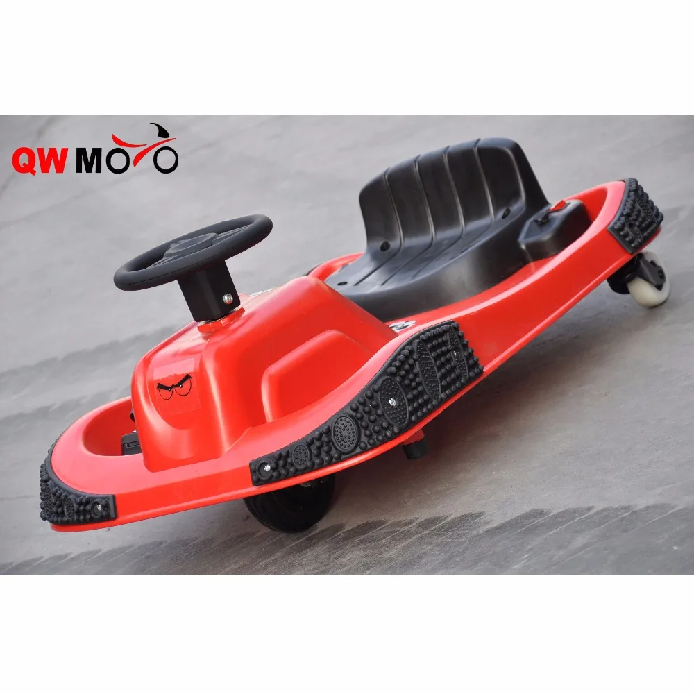 QWMOTO CE 100W Crazy Kart Electric Drift Bumper Cars for kids