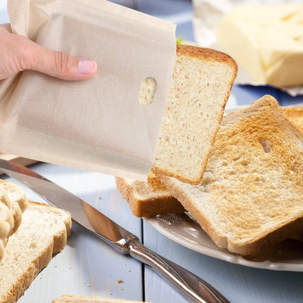 Heat Resistant Non Stick Toaster Bags Bread Toast Pockets Reusable Toaster Sandwich Bag