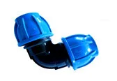 Plastic pipe fitting 16 bar PN16 compression tee elbow PP PE fitting