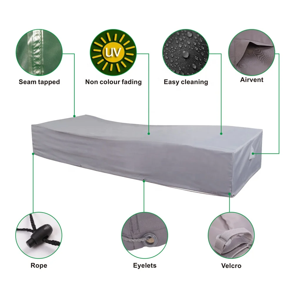 
Poly Oxford Furniture Cover Waterproof Patio Furniture Cover for Outdoor Chair 