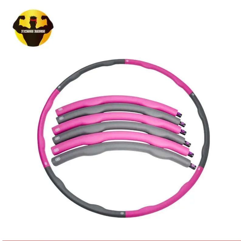 RAMBO Hot Sale Two Colors Diy Split Joint Fitness Children Sports Hula Hoops