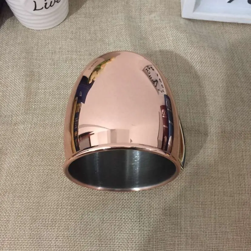 400ml Moscow Mule Mug Candle Hammered Copper cup ,barrel candle holder ,stainless steel copper plated candle jar