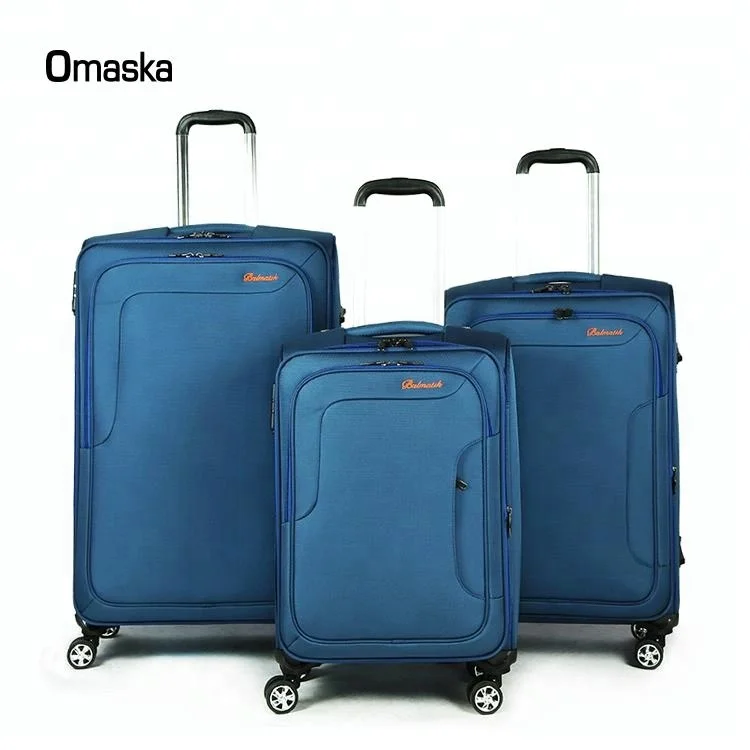 Мягкий Нейлоновый чемодан OMASKA, красочная Женская и мужская дорожная сумка-тележка для багажа