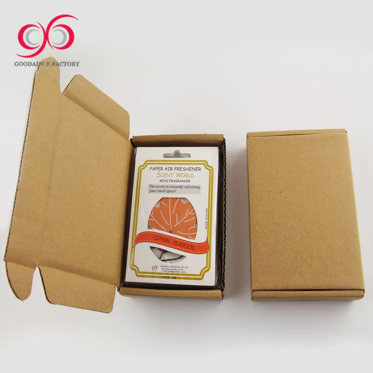 2019 3d absorbent paper car air freshener car care custom with your own logo for room/toilet/car