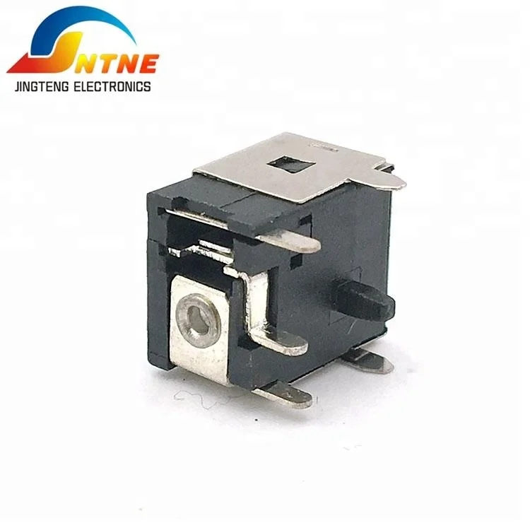 DC Socket JTELE DC-044A DIP High Quality RoHS Certification DC power jack female shell of half package type