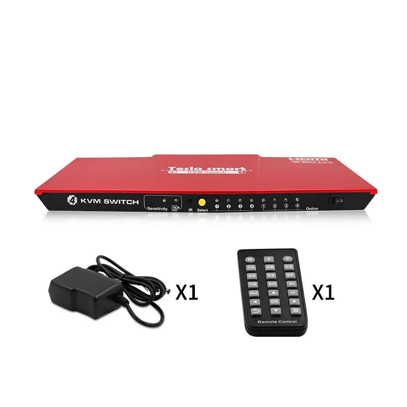 New year on sale Orginal HDMI video KVM switch 4in 1out USB HDCP
