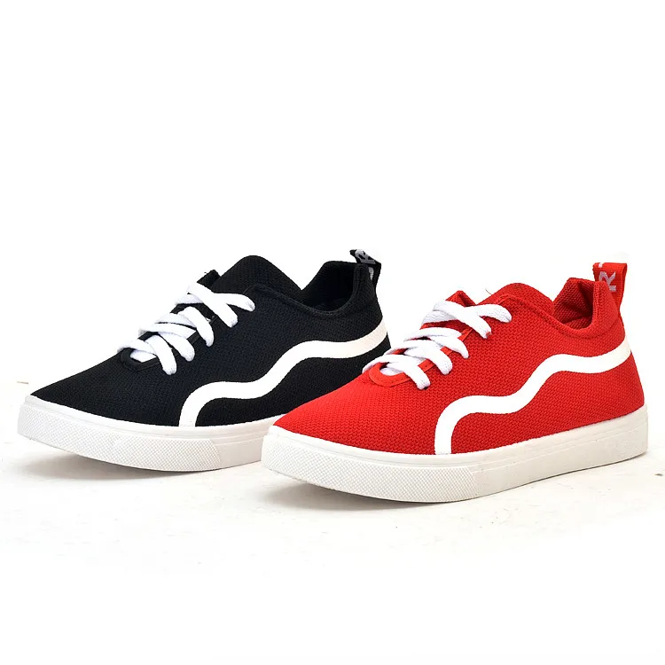 2018 NEW Striped shoes Hot Sale Couple shoes Students Trend canvas shoes