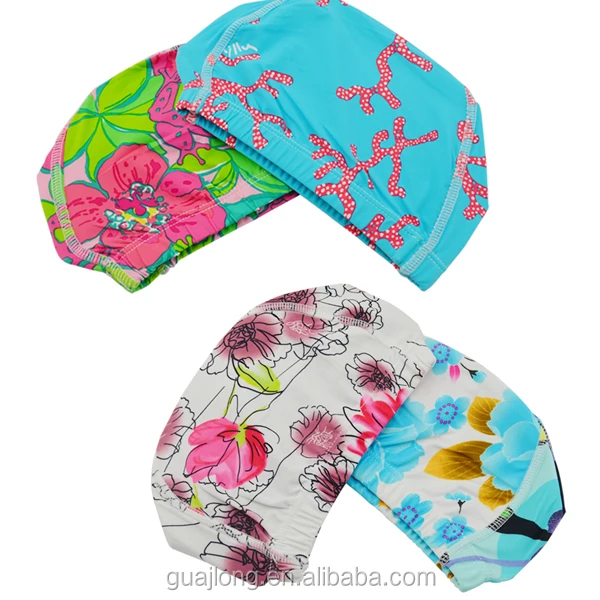 
Nylon swimcaps, Fabric swimming caps 