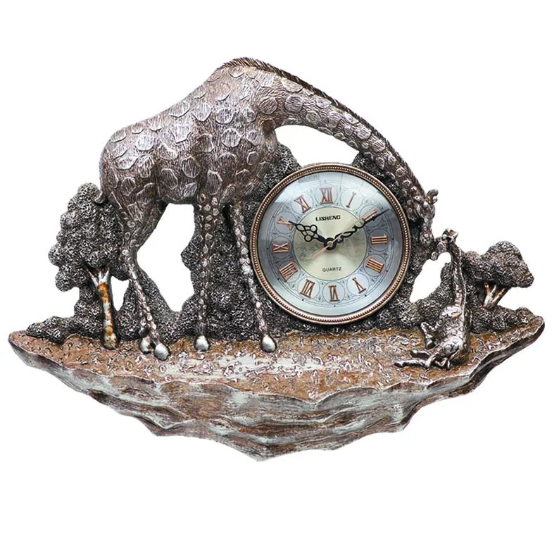 Special design animal wall giraffe clocks H178